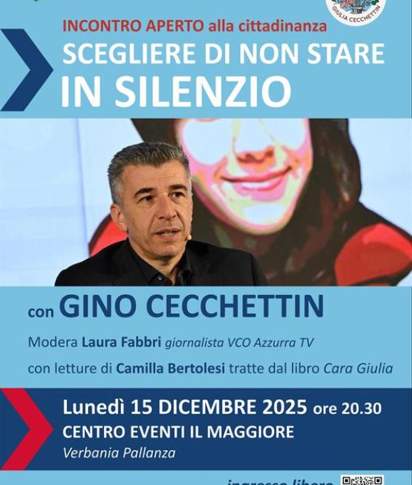 Gino Cecchettin: Incontro aperto alla cittadinanza.