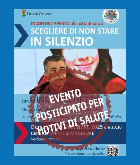Scegliere di non stare in silenzio ANNULLATO