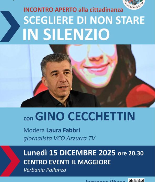Scegliere di non stare in silenzio. Incontro aperto alla cittadinanza con Gino Cecchettin