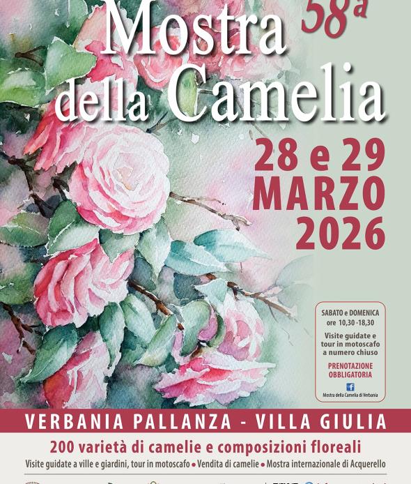58^ Mostra della Camelia Primaverile a Verbania