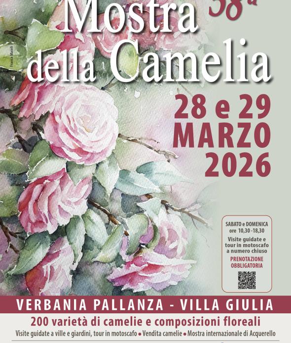 58^ Mostra della Camelia Primaverile a Verbania