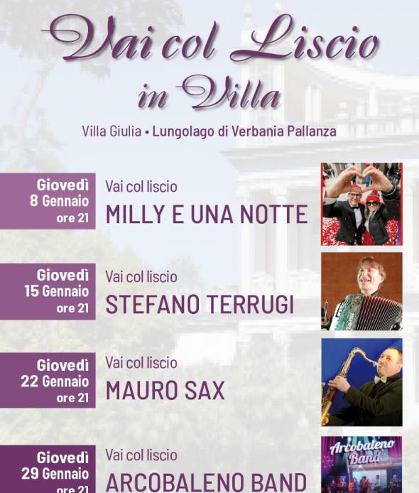 Vai col Liscio in Villa gennaio 2026