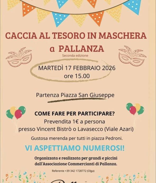 Caccia al tesoro in maschera a Pallanza