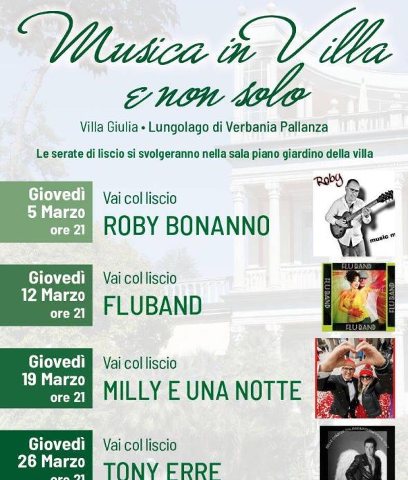 Vai col Liscio in Villa marzo 2026