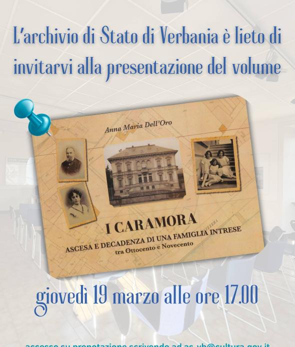 Presentazione del volume: I Caramora