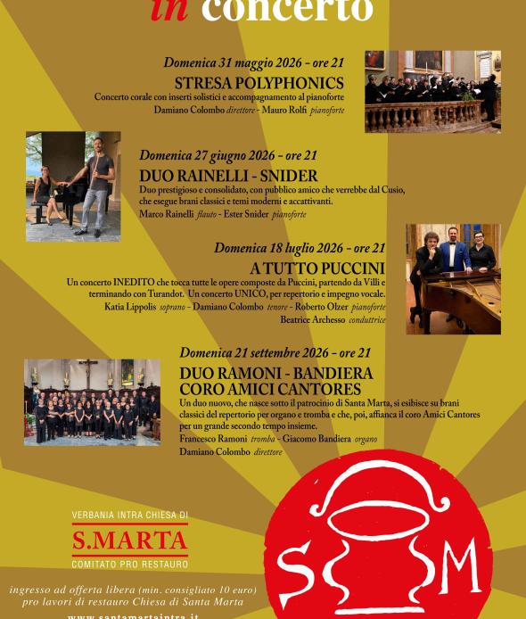S.Marta in concerto 2026