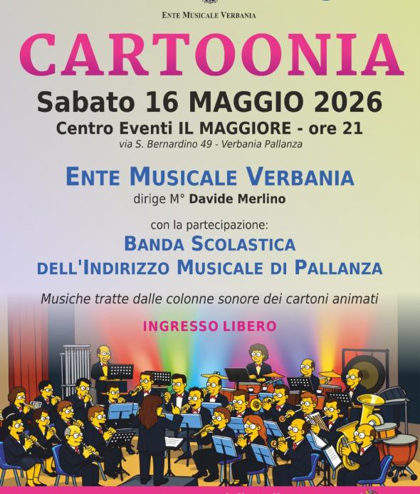 "Cartoonia" - Concerto dell' Ente Musicale Verbania 
