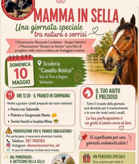 mamma in sella