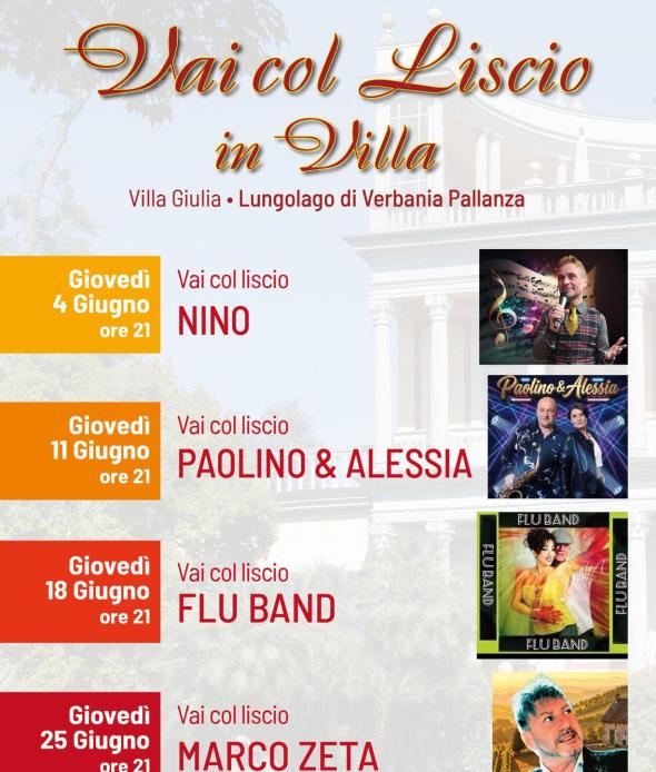 Vai col Liscio in Villa giugno 2026