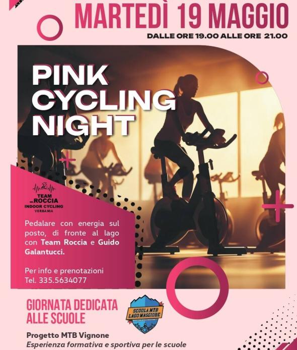 pink cycling night