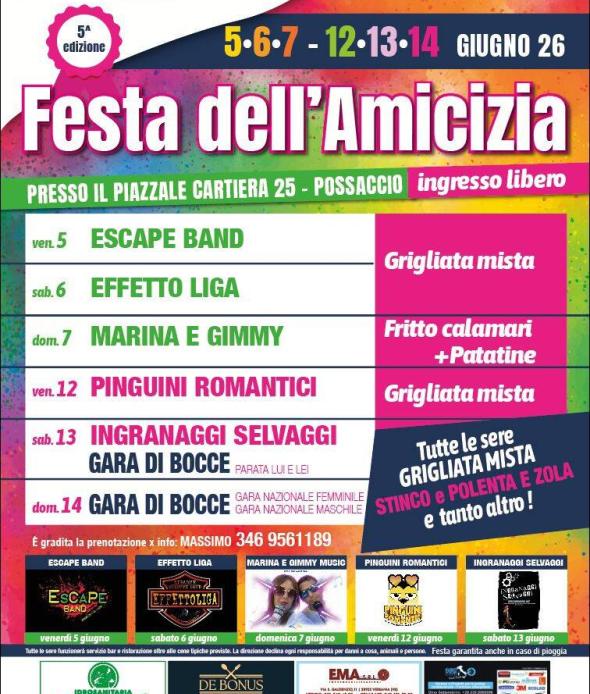 Festa dell'Amicizia - 5^ edizione