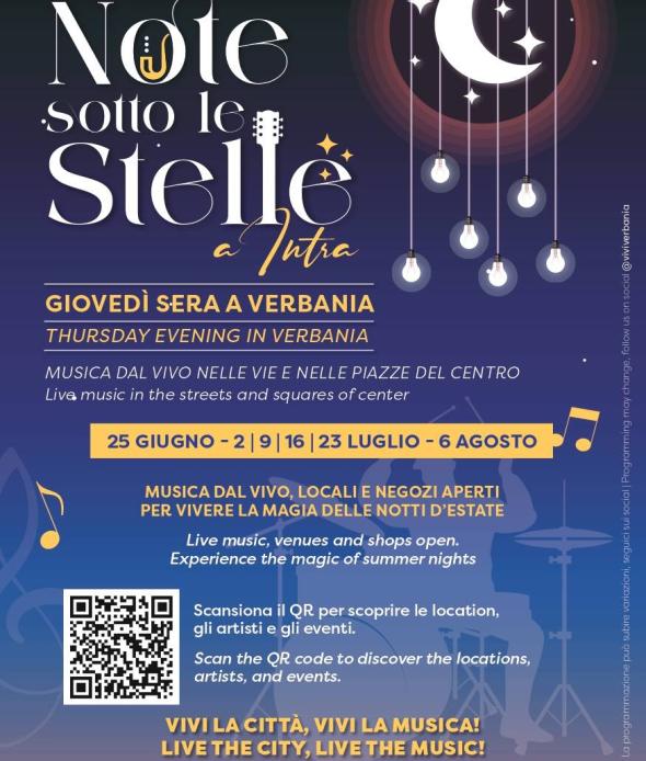 note sotto le stelle 2026 locandina