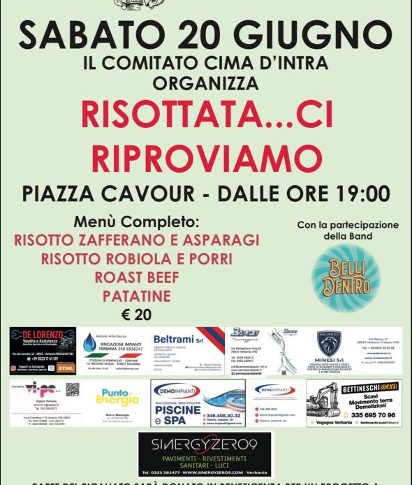 risottata 20 giugno