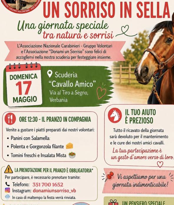 UN SORRISO IN SELLA 
