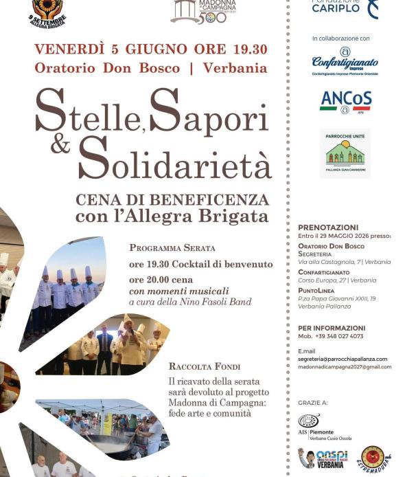 STELLE, SAPORI E SOLIDARIETA'