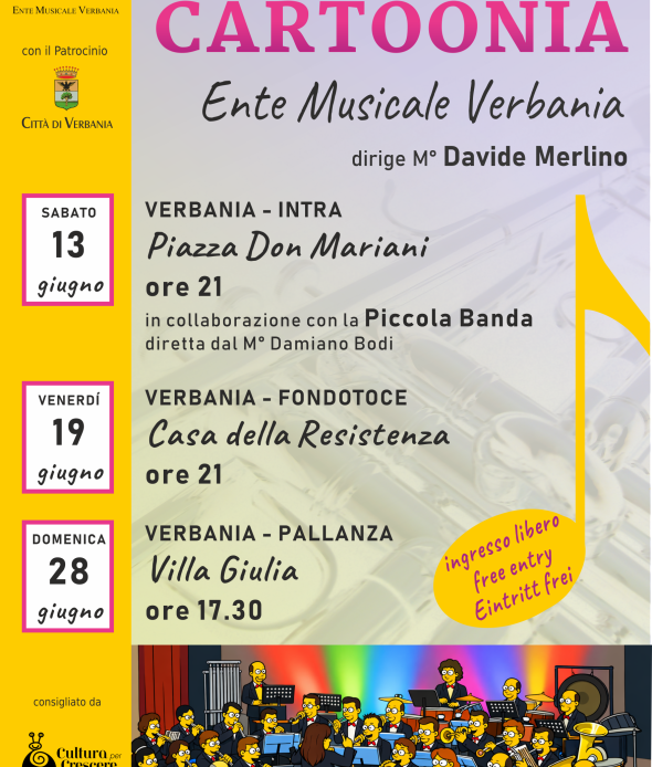 Giugno in Musica 2026 - Cartoonia