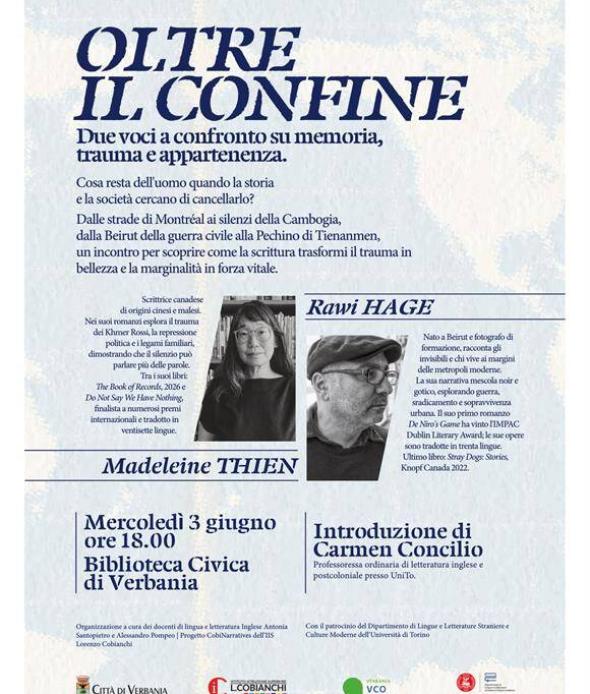Oltre il confine. Due voci a confronto su memoria, trauma e appartenenza