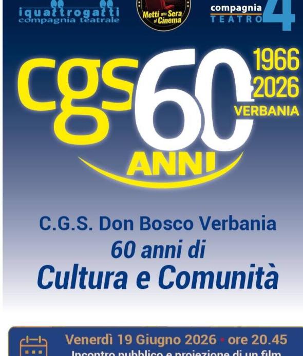 60 anni di Cultura e Comunità
