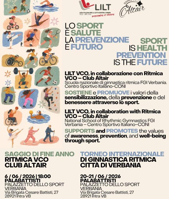 Lo sport è salute la prevenzione è futuro