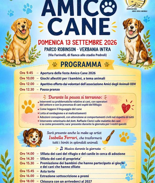 AMICO CANE 2026 