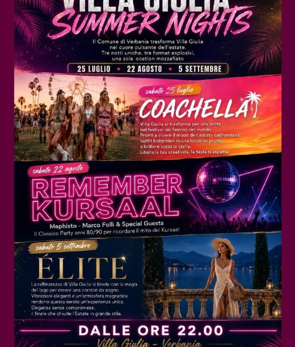 Villa Giulia summer nights 