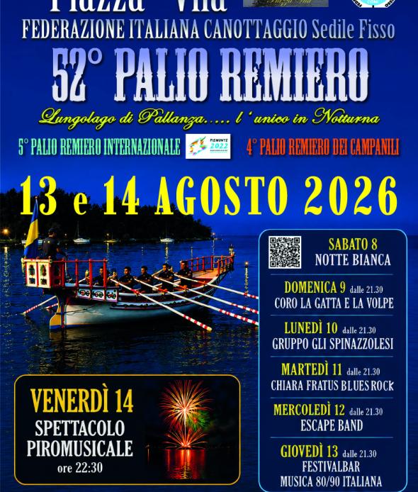 La settimana del 52°Palio Remiero in Notturna