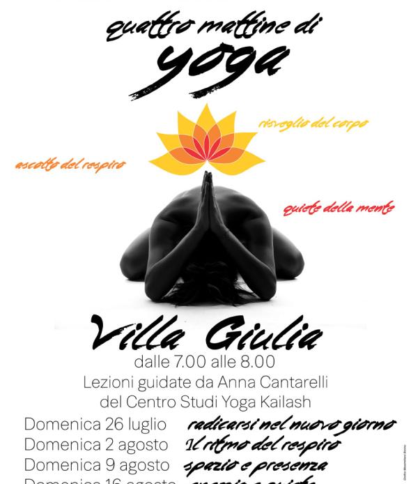 QUATTRO MATTINE DI YOGA
