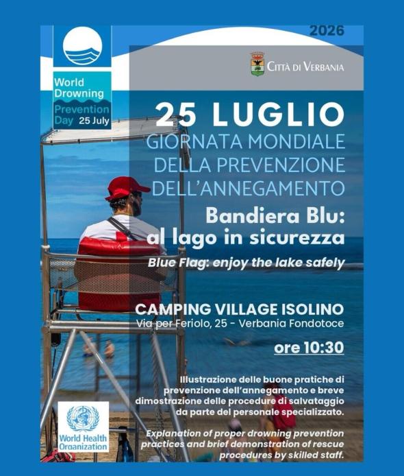 Giornata mondiale della prevenzione dell'annegamento 2026