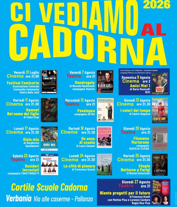 Ci vediamo al Cadorna - Cinema e Teatro sotto le stelle (2026)