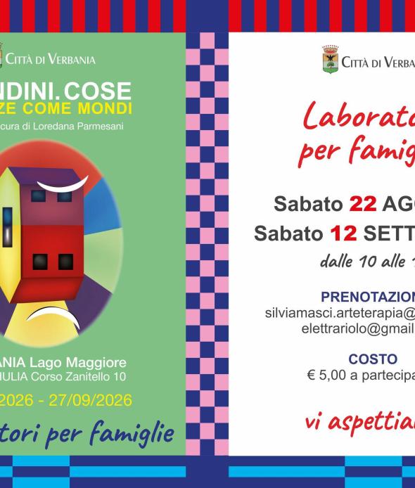Laboratori per famiglie - Mendini 