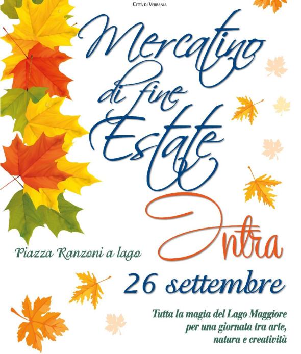 Mercatino di fine estate Intra 