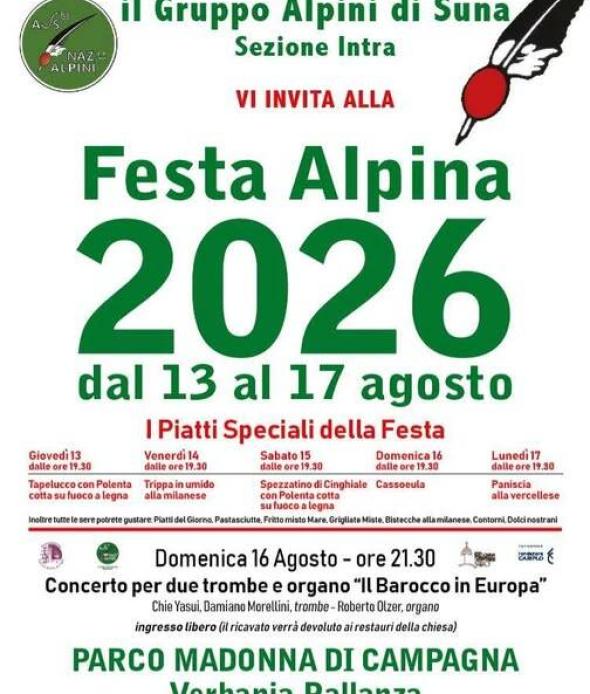 festa alpina 2026