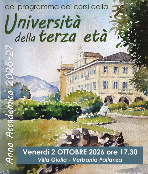 Presentazione UNI3 2026/2027