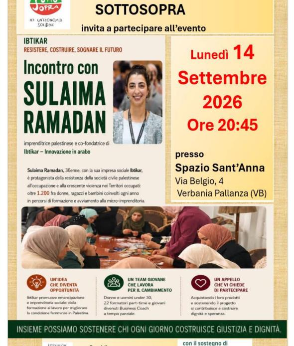 Incontro con Sulaima Ramadan