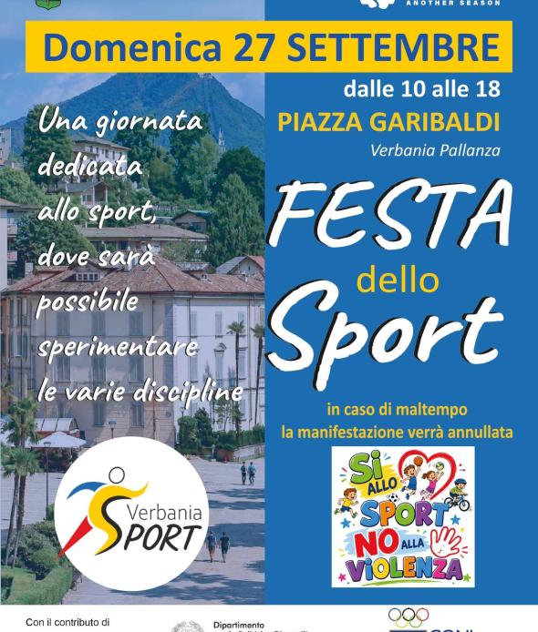 Festa dello Sport 27 09 2026