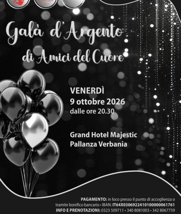 GALA' D' ARGENTO DI AMICI DEL CUORE  