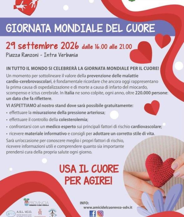 GIORNATA MONDIALE DEL CUORE