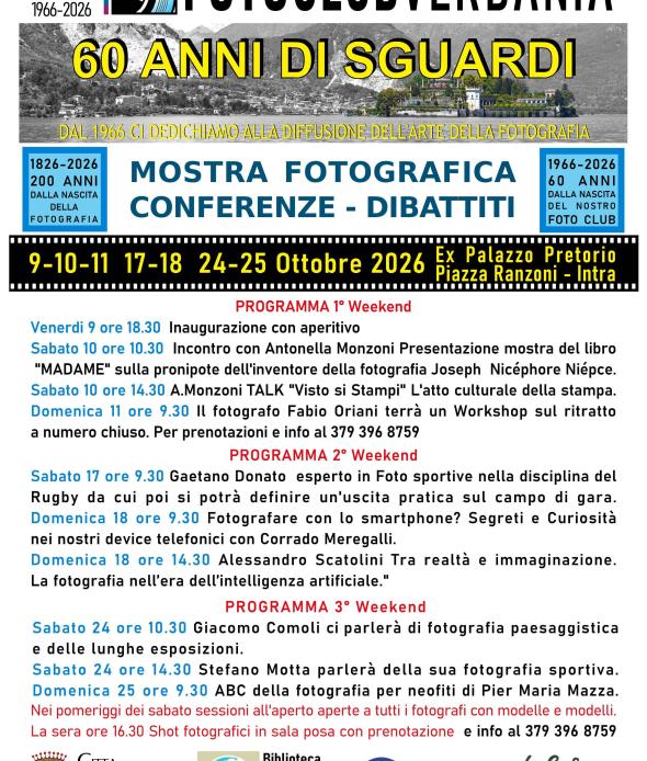 Fotoclub Verbania 1966-1996. 60 anni di sguardi