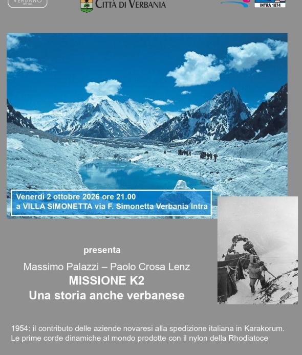 Massimo Palazzi – Paolo Crosa Lenz  Missione K2. Una storia anche verbanese