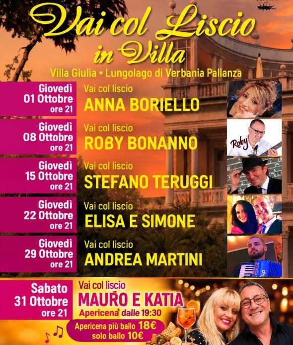 Vai col liscio in Villa ottobre 26