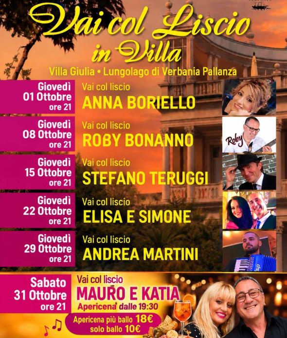 Vai col liscio in Villa ottobre 26