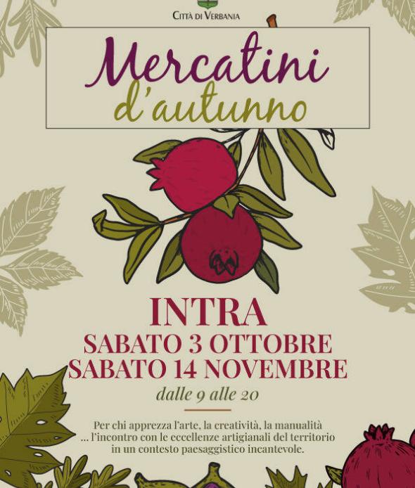 Mercatini d'autunno 3/10 e 14/11