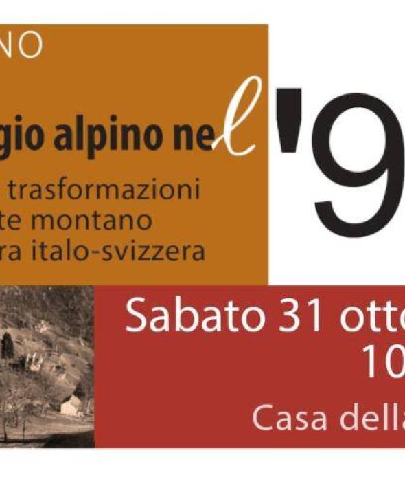 Il paesaggio alpino nel Novecento
