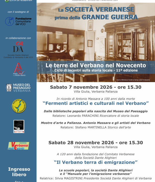 La Società Verbanese prima della Grande Guerra