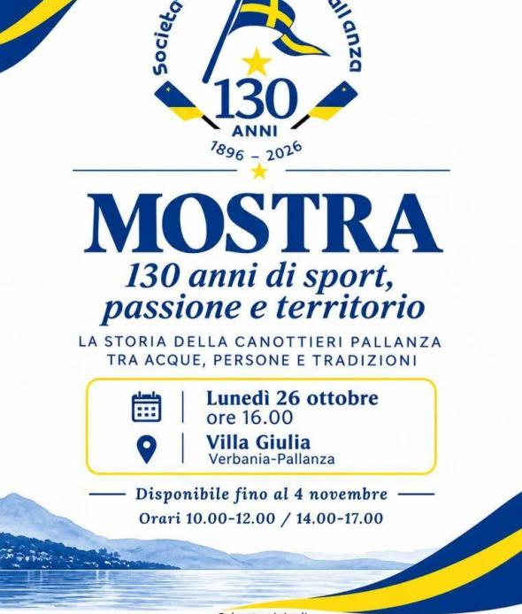 Mostra 130 anni Società Canottieri Pallanza