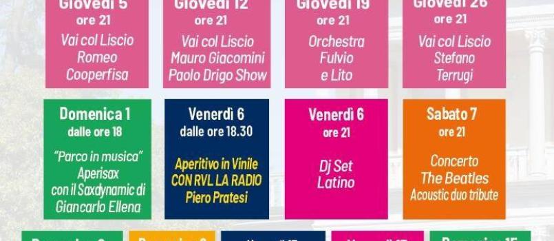 Musica in Villa e non solo settembre