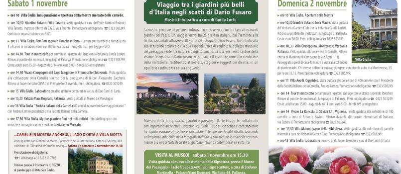 Camelia invernale 2025 programma