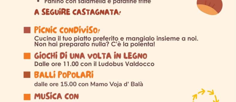 POLENTA E CASTAGNE IN PIAZZA 2025 programma