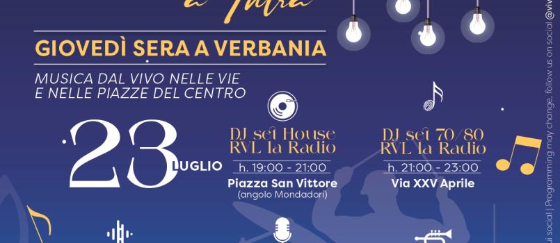 23 luglio 2026 Note sotto le stelle a Intra