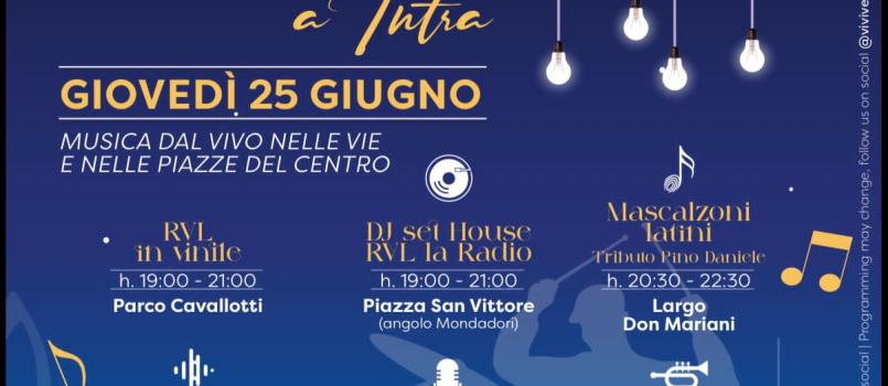 25 giugno 2026 Note sotto le stelle a Intra